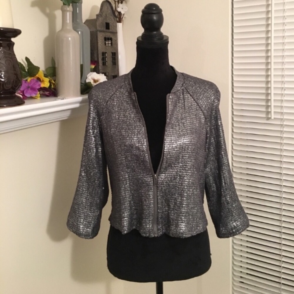 Silence + Noise Sequin Jacket - image 2
